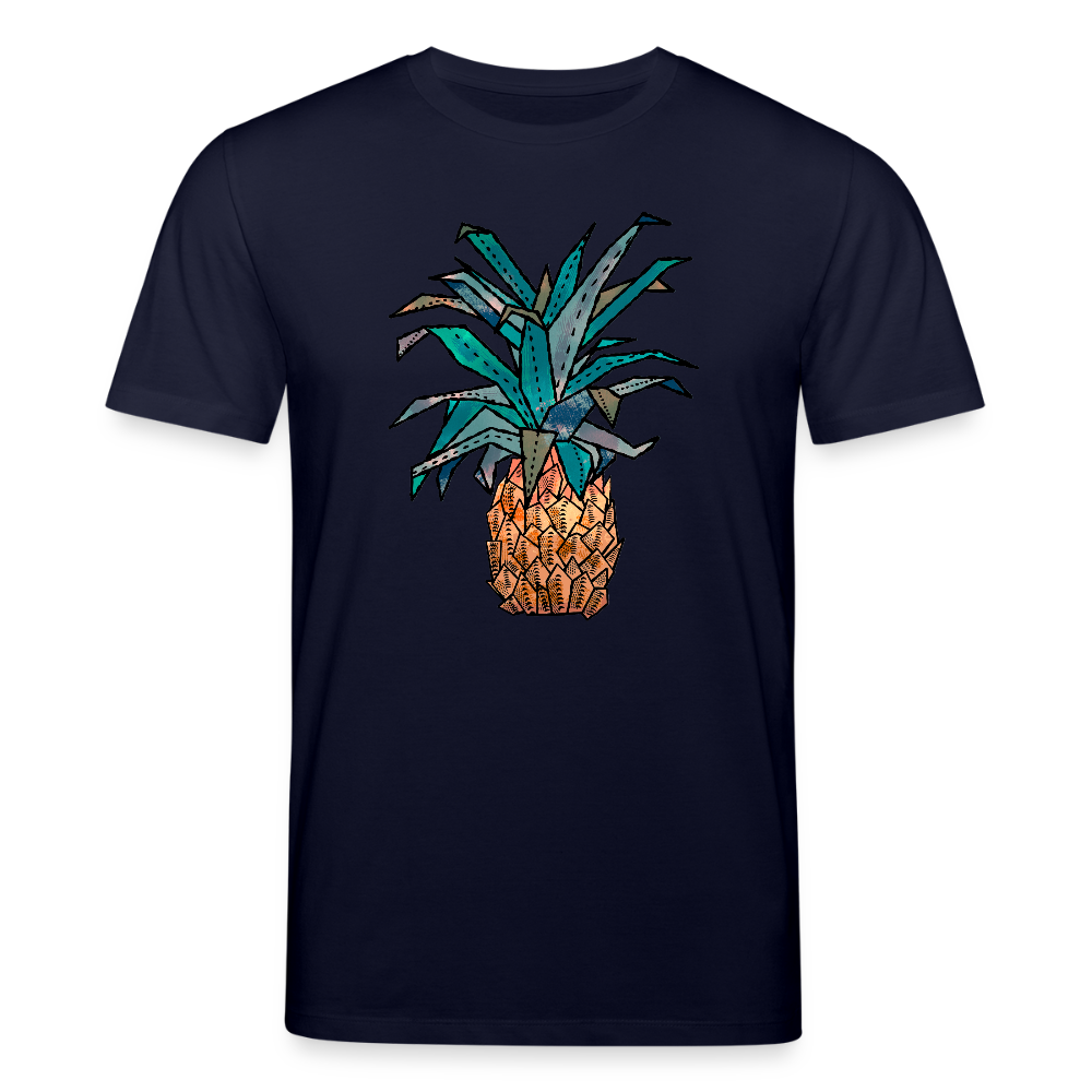 Männer Bio-T-Shirt von Stanley & Stella - "Ananas Bronze" - Navy