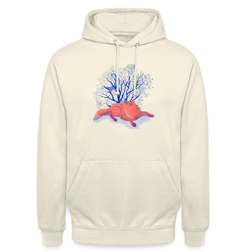 Unisex Hoodie - “Monsieur Fuchs und der Mond” - Vanille-Milchshake