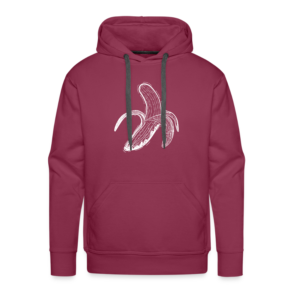 Men’s Premium Hoodie "Weiße Banane" - Bordeaux