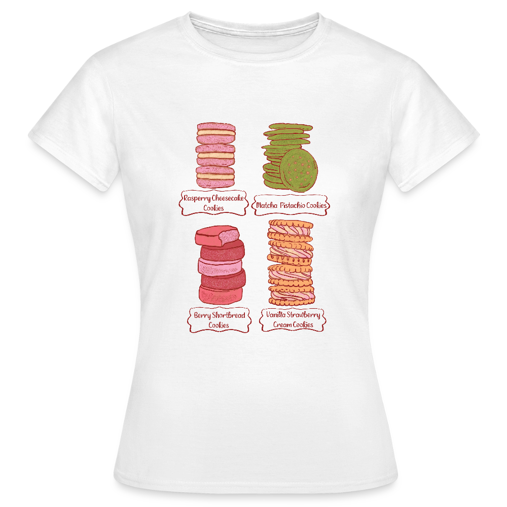 Frauen T-Shirt - “Cookie Collection” - Weiß