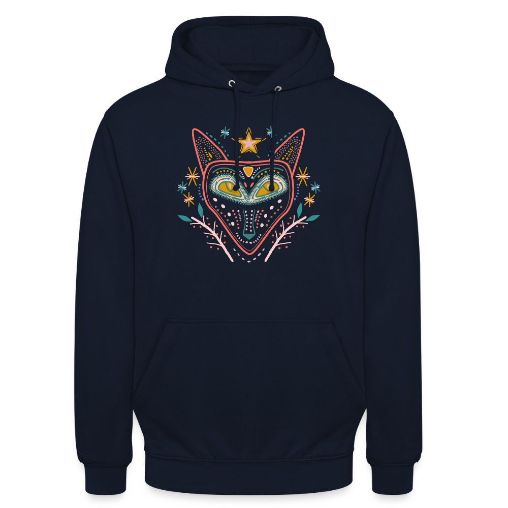 Unisex Hoodie "Nachtfuchs" - Navy