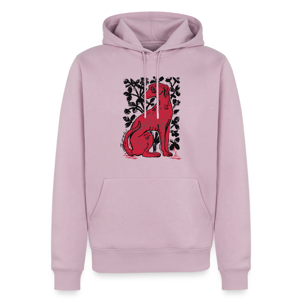 Men’s Premium Hoodie - “Medieval Dog” - Altrosa