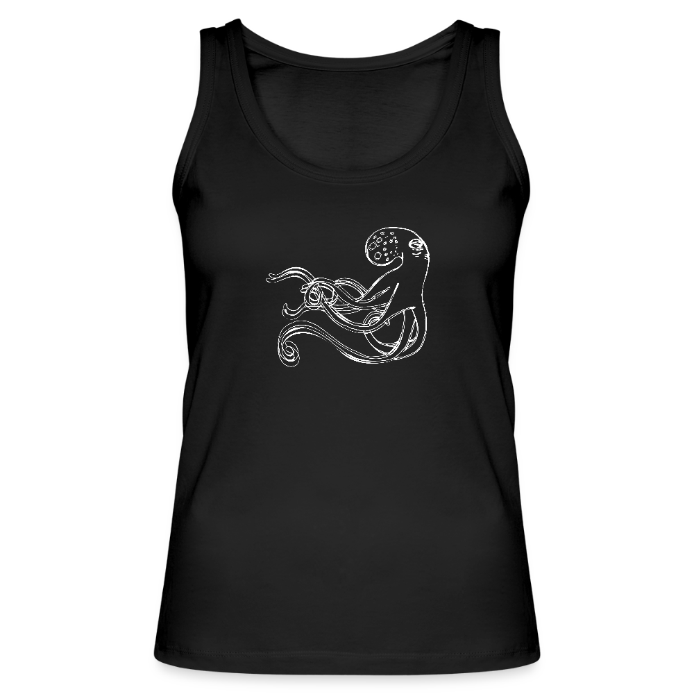 Frauen Bio Tank Top - “Shaky Kraken” - Schwarz