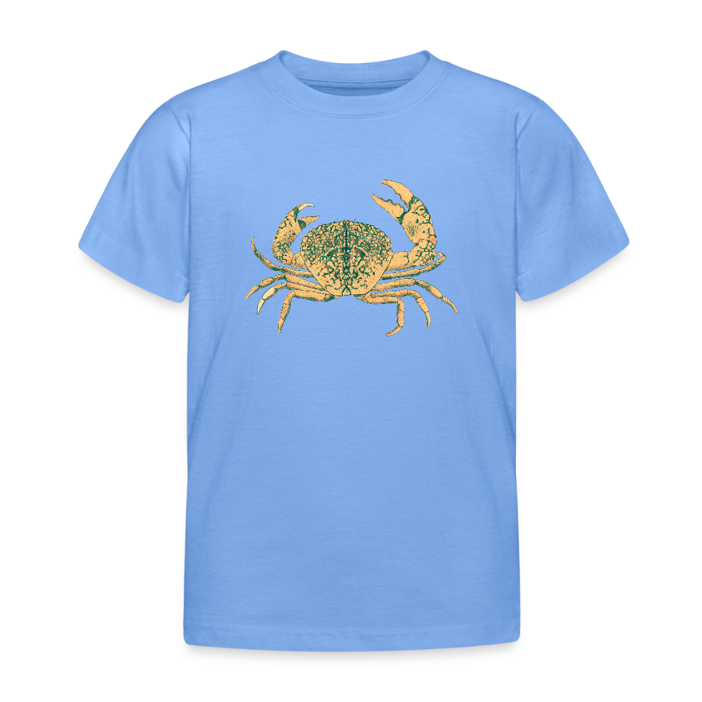 Kinder T-Shirt - “Vintage Taschenkrebs” - Himmelblau