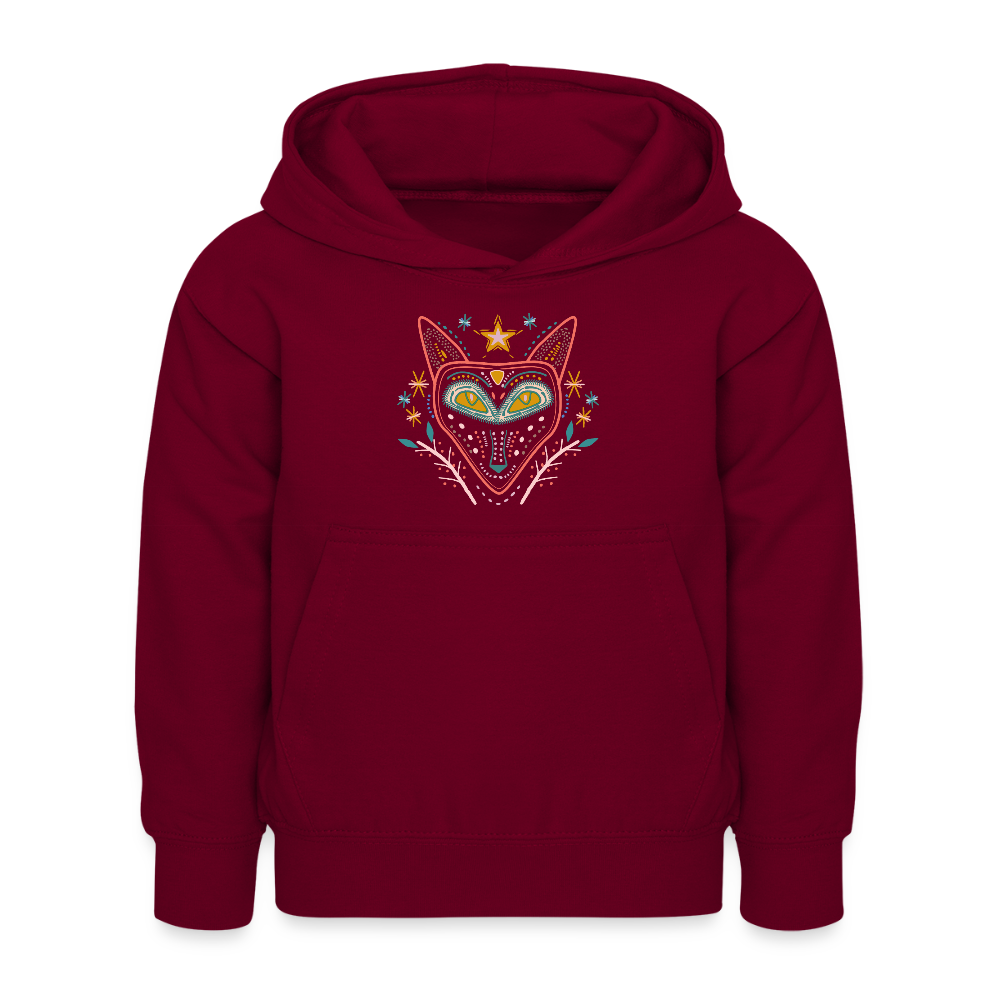 Kinder Hoodie "Nachtfuchs" - Bordeaux
