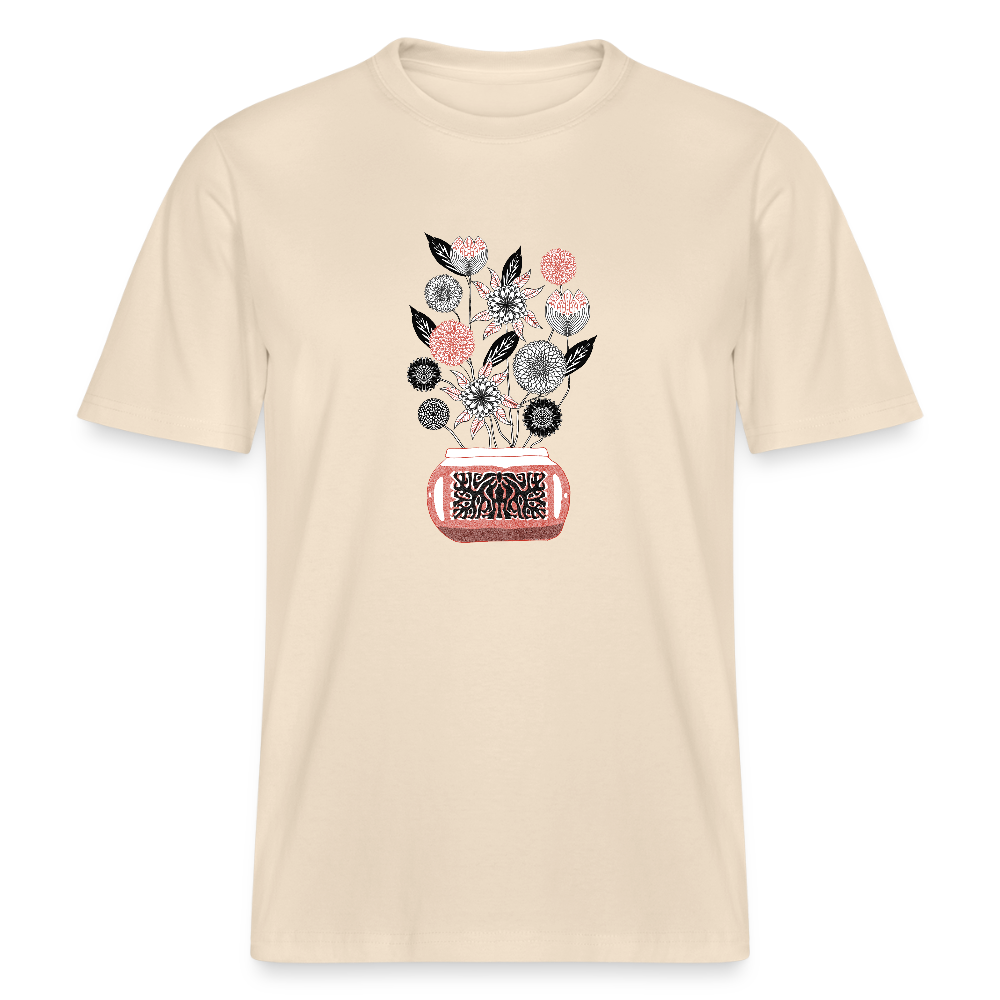Stanley/Stella Relaxed Fit Unisex Bio-T-Shirt - “Vintage Vase” - Weißgrau