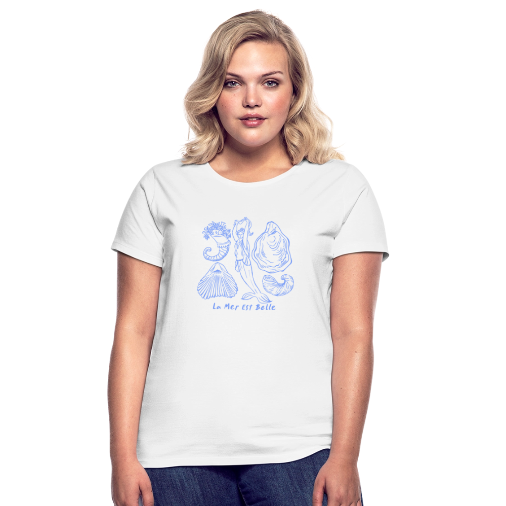 Frauen T-Shirt "La Mer" - Weiß