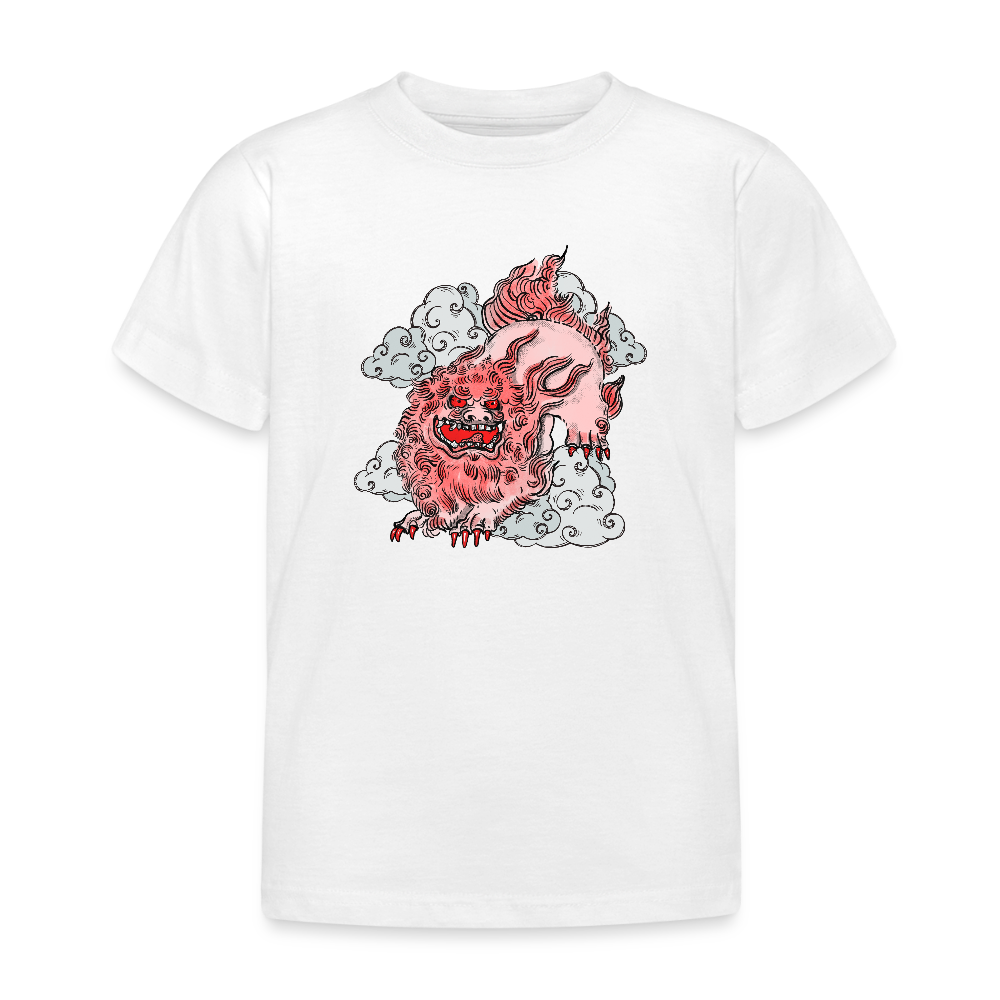 Kinder T-Shirt - “Fu Dog” - Weiß