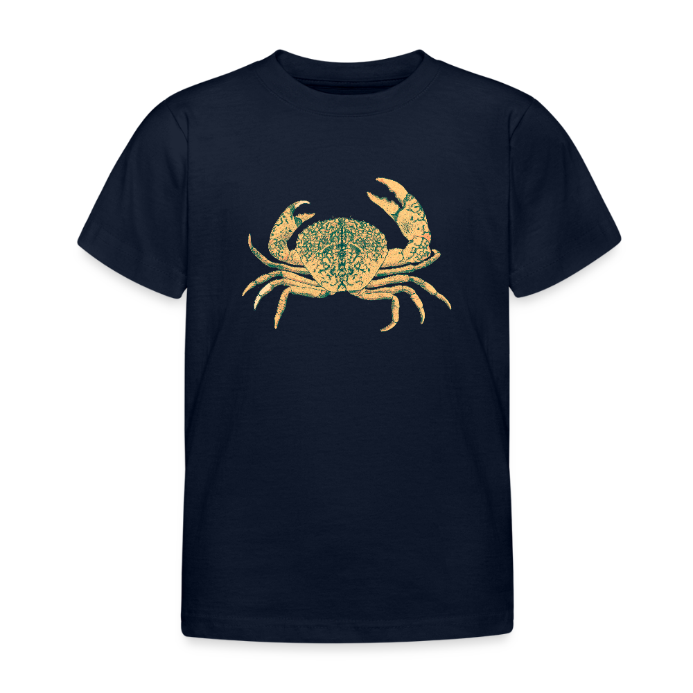 Kinder T-Shirt - “Vintage Taschenkrebs” - Navy