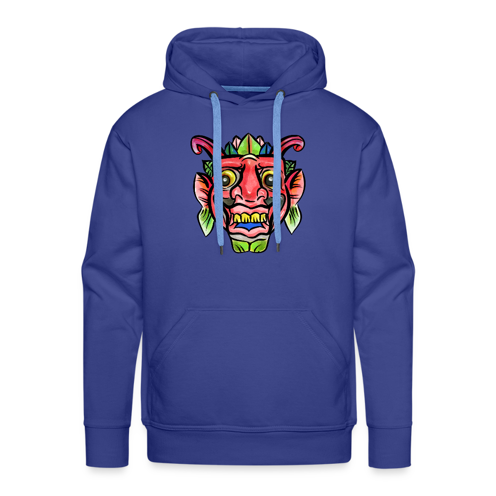 Men’s Premium Hoodie "Bunte Maske" - Königsblau