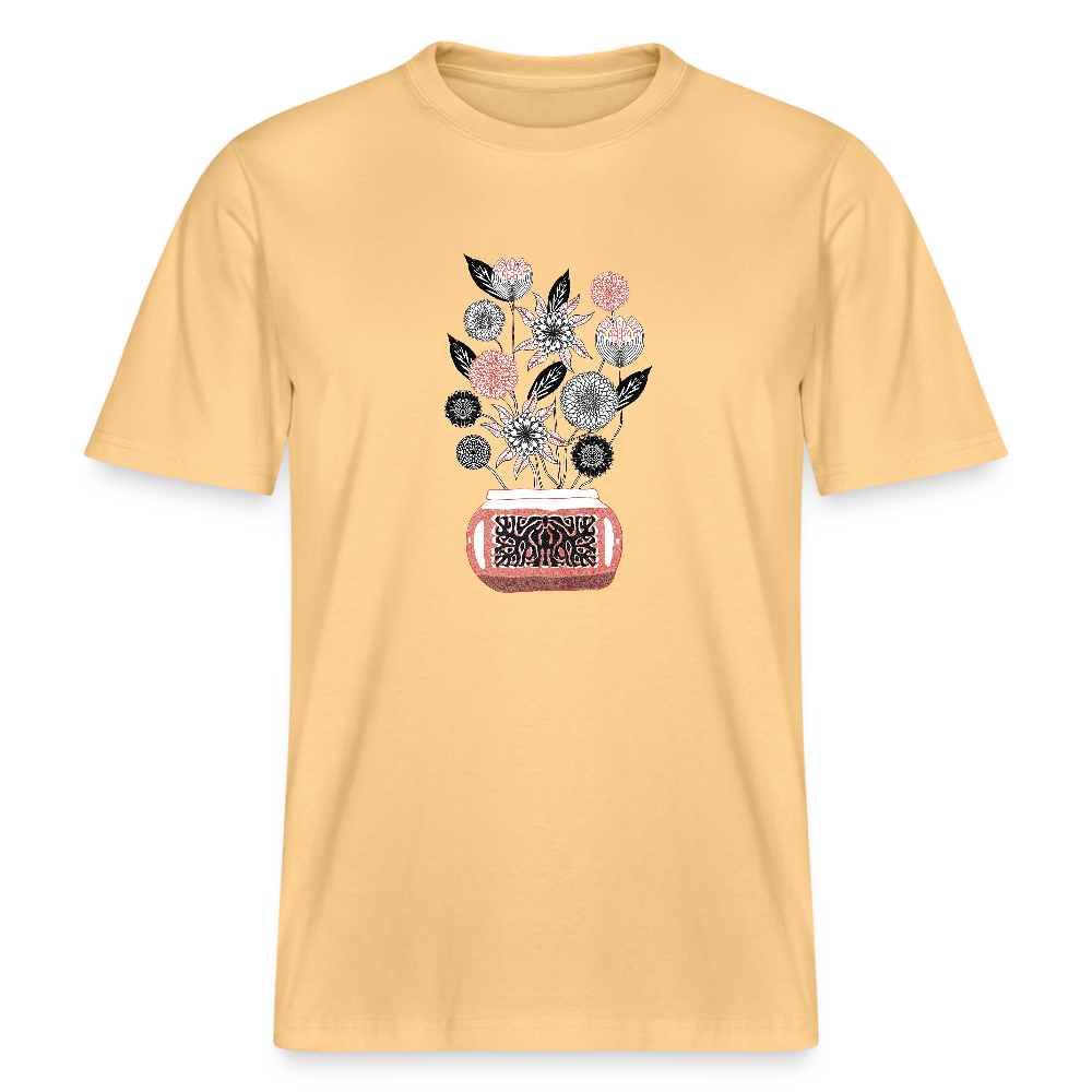 Stanley/Stella Relaxed Fit Unisex Bio-T-Shirt - “Vintage Vase” - Hellgelb