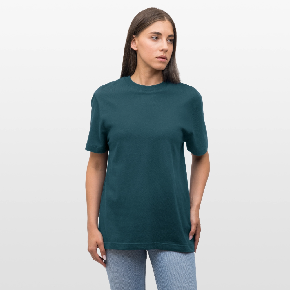 Stanley/Stella Relaxed Fit Unisex Bio-T-Shirt - "Bunte Maske" - Dunkles Petrol