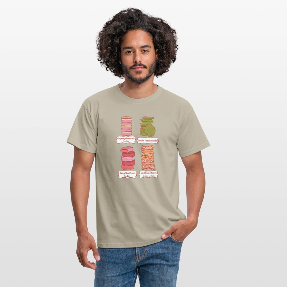 Männer T-Shirt - “Cookie Collection” - Sandbeige
