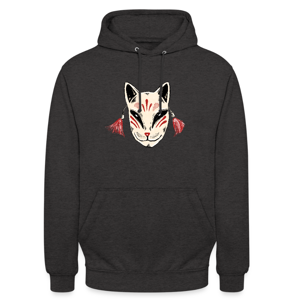 Unisex Hoodie - “Japanische Maske” - Anthrazit