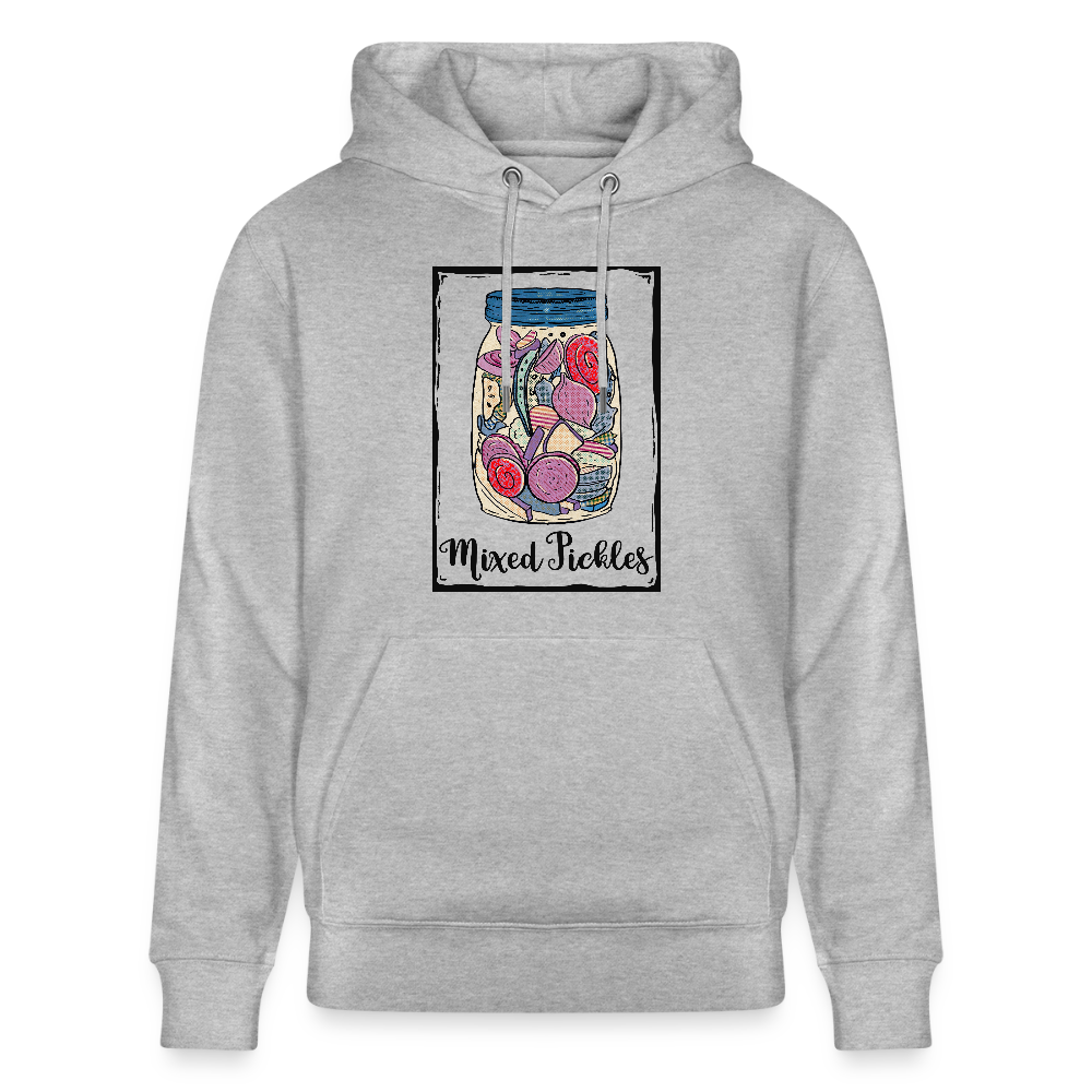 Stanley/Stella Unisex Bio-Hoodie - “Mixed Pickles” - Grau meliert