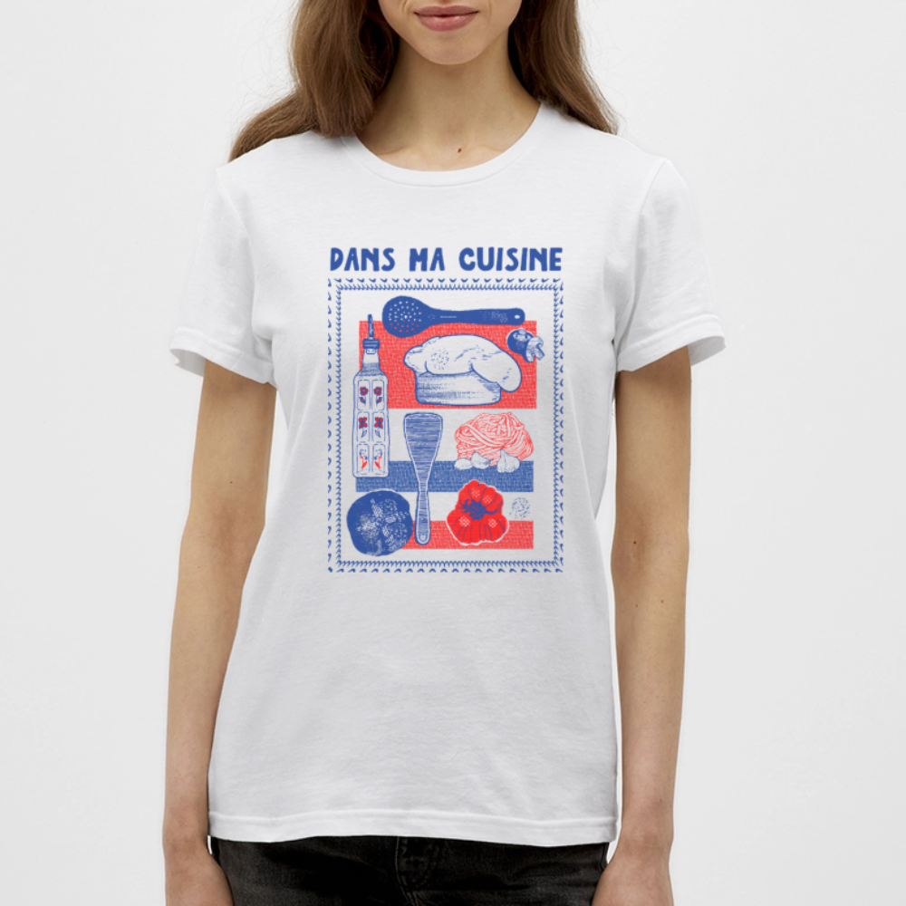 Frauen T-Shirt - “Ma Cuisine” - Weiß