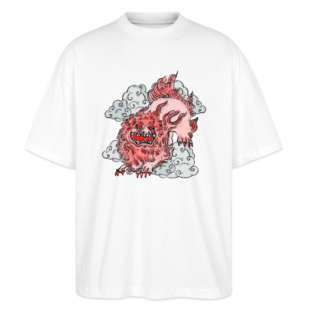 Stanley/Stella Oversized Unisex Bio T-Shirt - “Fu Dog” - Weiß