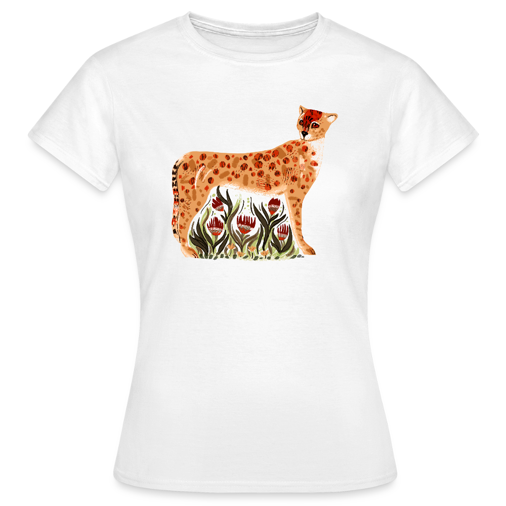 Frauen T-Shirt - "“Choose your Cheetah” - Weiß