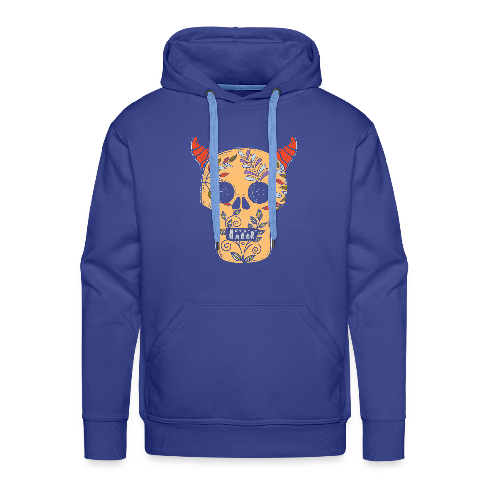 Men’s Premium Hoodie "Teufelsschädel" - Königsblau