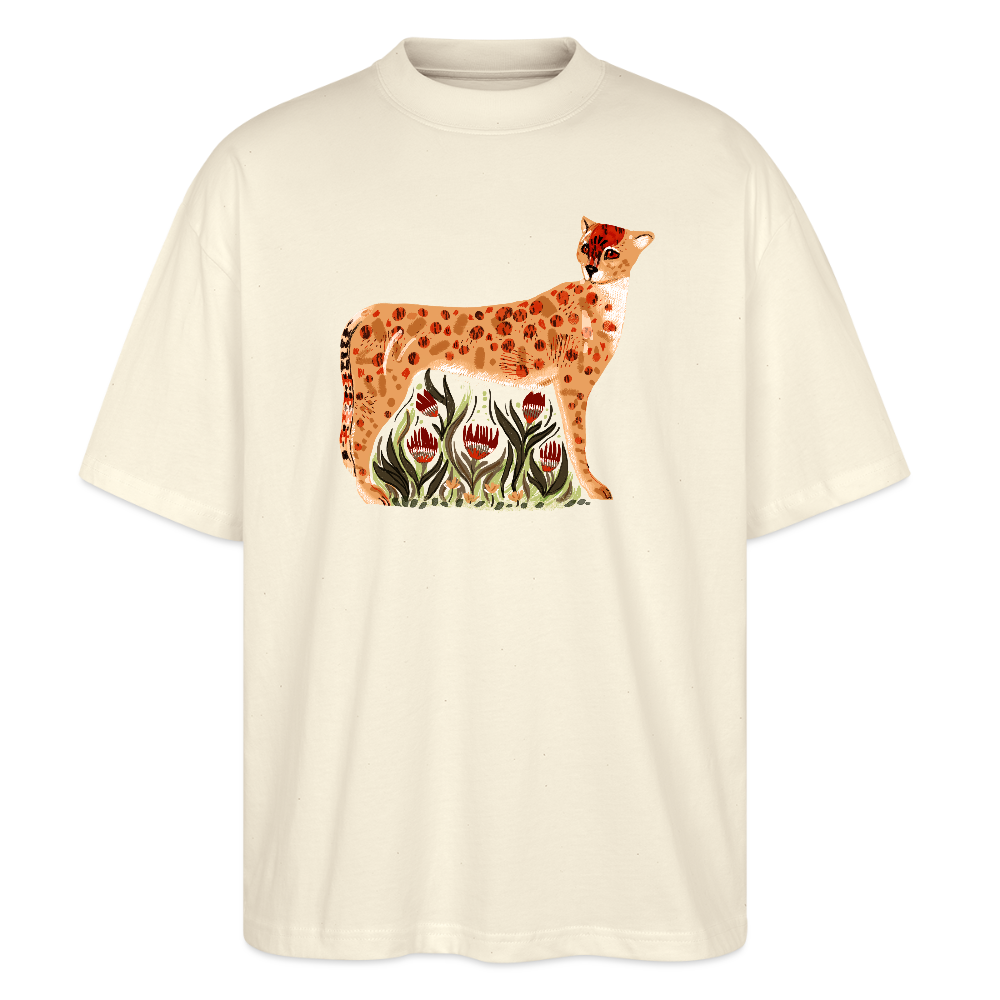 Stanley/Stella Oversized Unisex Bio T-Shirt - “Choose your Cheetah” - Weißgrau