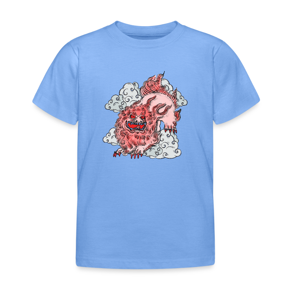 Kinder T-Shirt - “Fu Dog” - Himmelblau