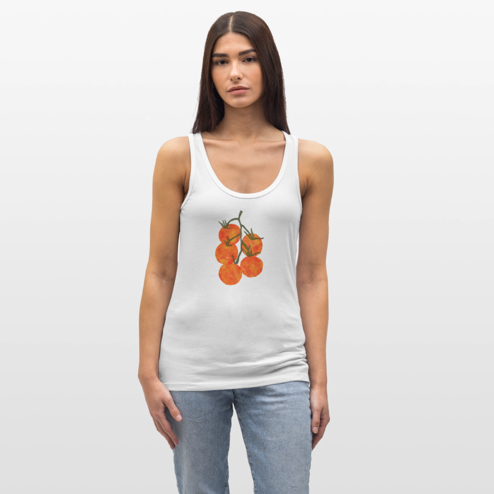 Frauen Bio Tank Top - “I Pomodori” - Weiß