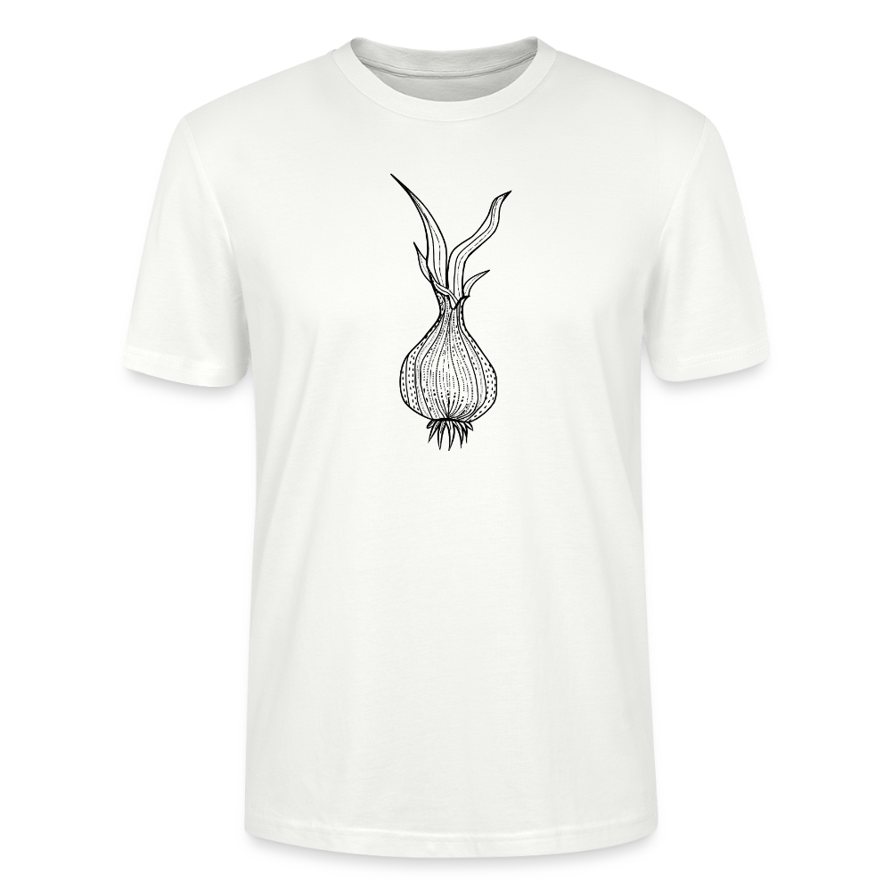Männer Bio-T-Shirt "Doodle Zwiebel" - Weiß