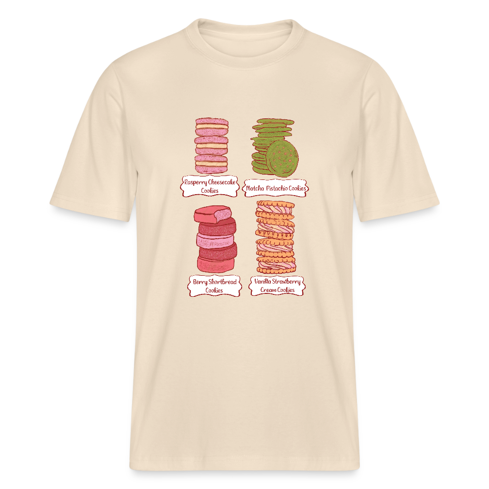 Stanley/Stella Relaxed Fit Unisex Bio-T-Shirt - “Cookie Collection” - Weißgrau