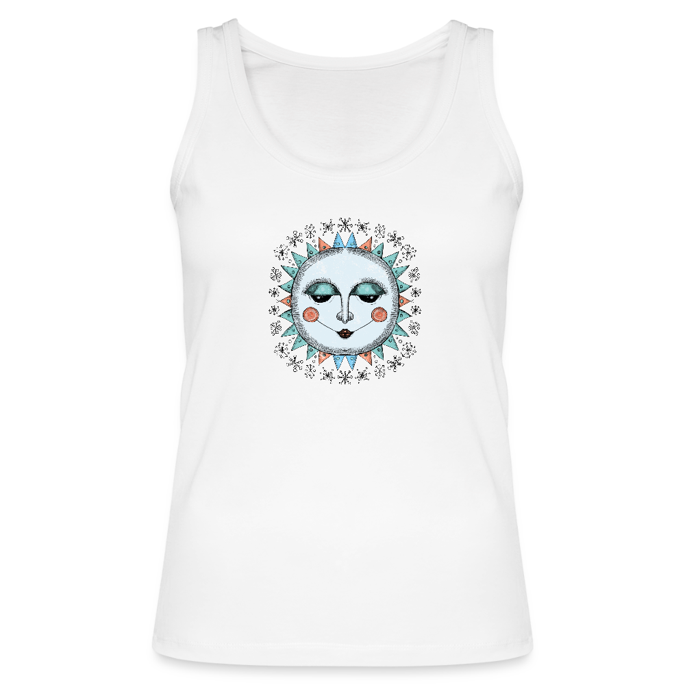 Frauen Bio Tank Top - “Wintersonne” - Weiß