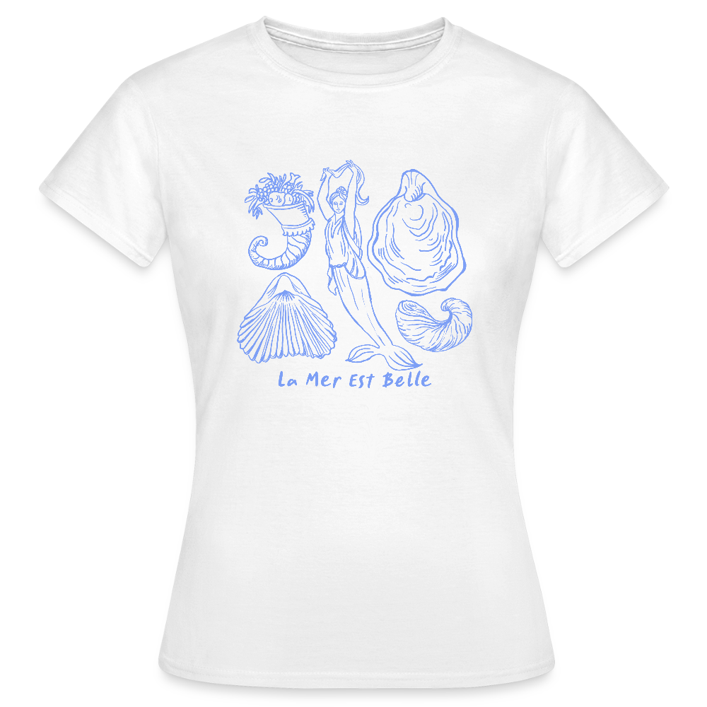 Frauen T-Shirt "La Mer" - Weiß