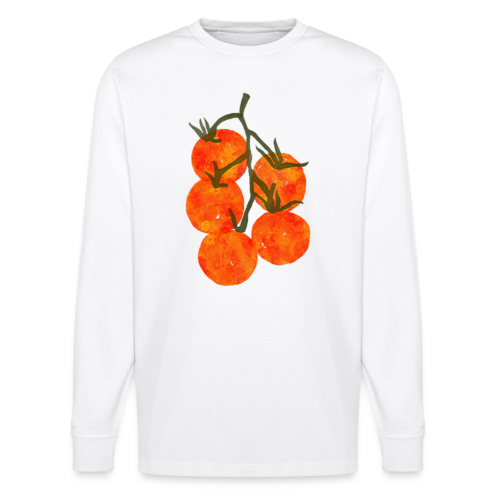 Stanley/Stella Unisex Bio-Langarmshirt - “I Pomodori” - Weiß