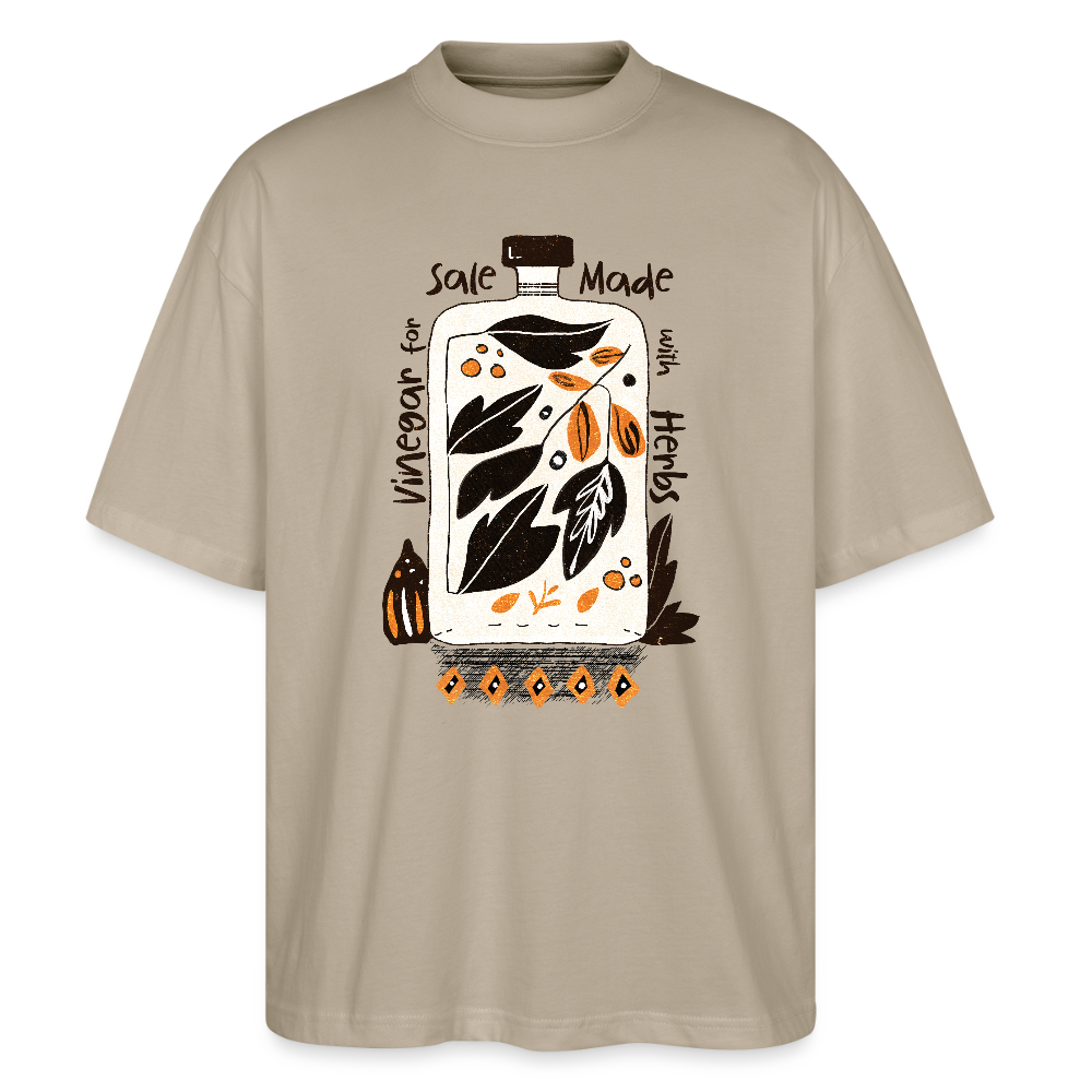 Stanley/Stella Oversized Unisex Bio T-Shirt - "Vinegar" - Steingrau