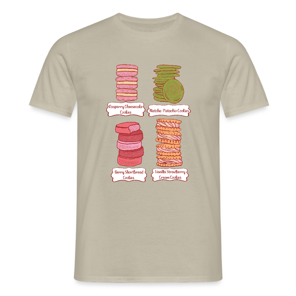 Männer T-Shirt - “Cookie Collection” - Sandbeige