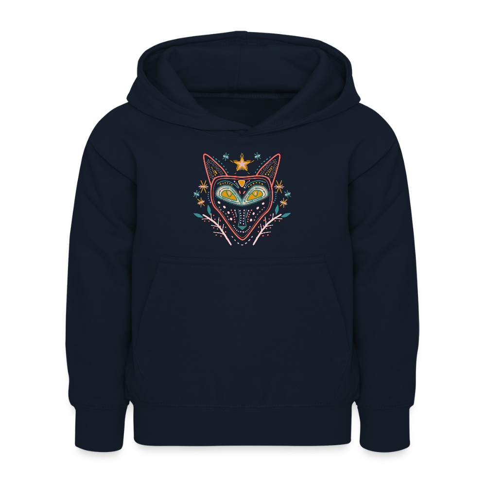 Kinder Hoodie "Nachtfuchs" - Navy