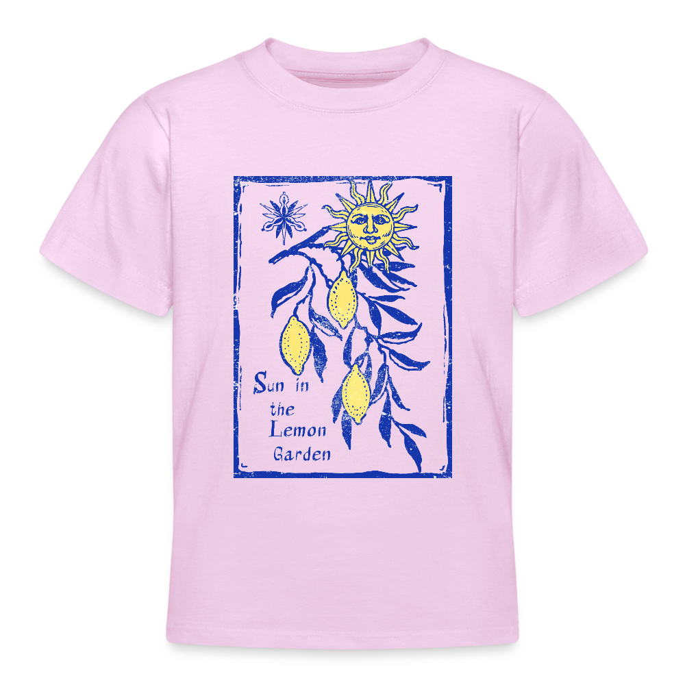 Teenager T-Shirt- “Lemon Garden” - Hellrosa