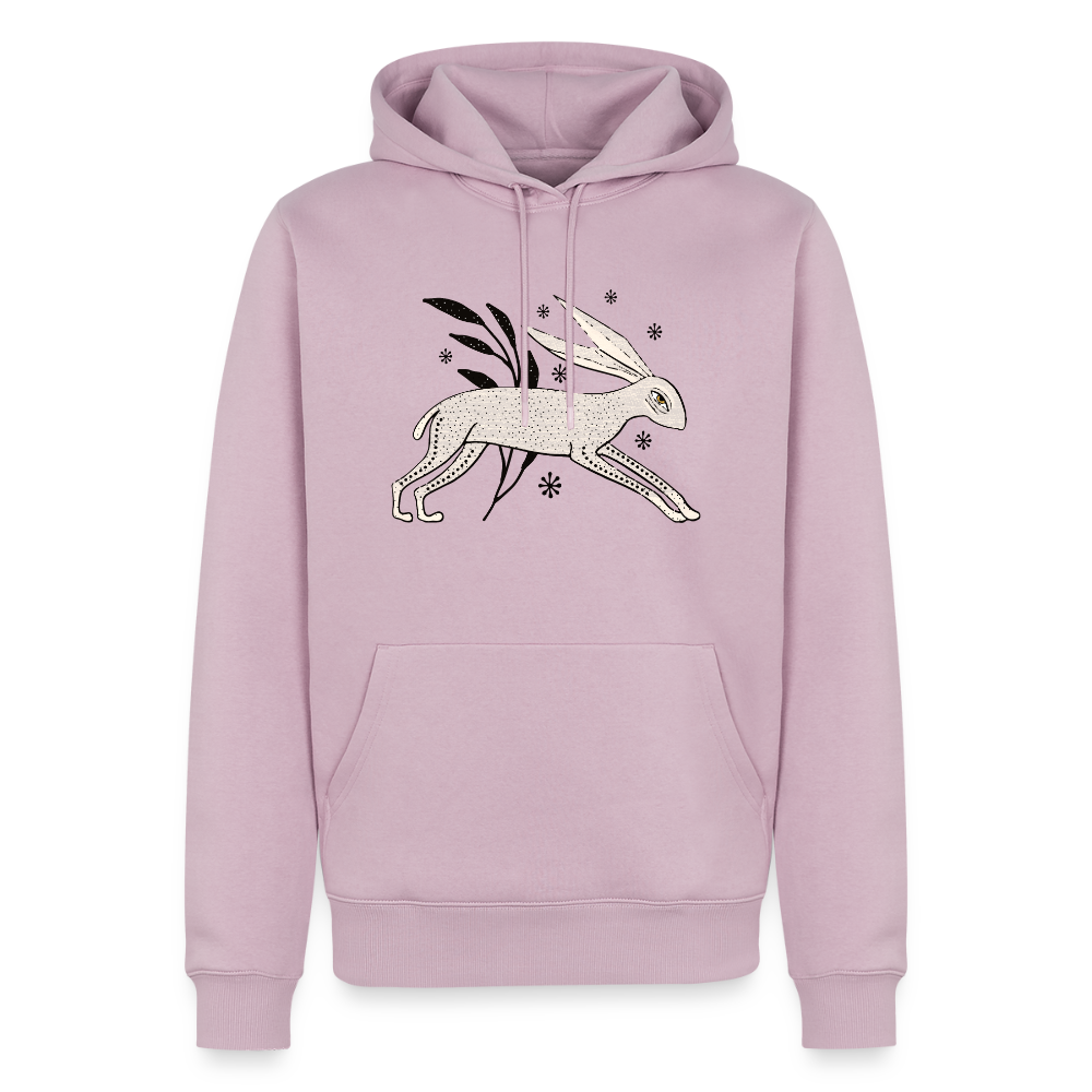 Men’s Premium Hoodie "Winterhase" - Altrosa