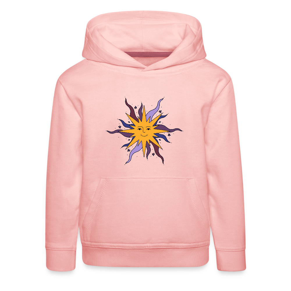 Kinder Premium Hoodie - Warme Sonne - Kristallrosa