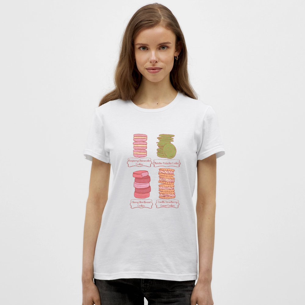 Frauen T-Shirt - “Cookie Collection” - Weiß