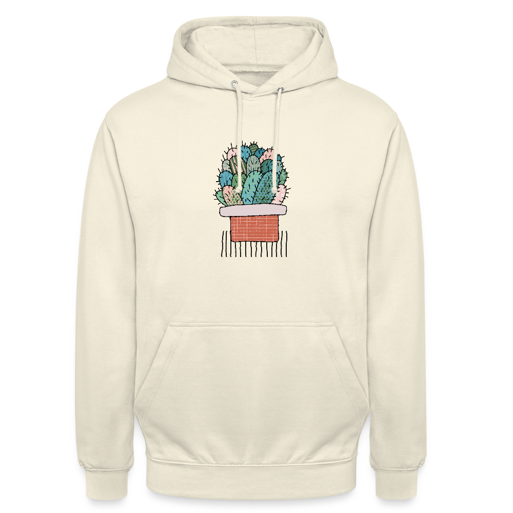Unisex Hoodie "Kaktus in Terracotta" - Vanille-Milchshake