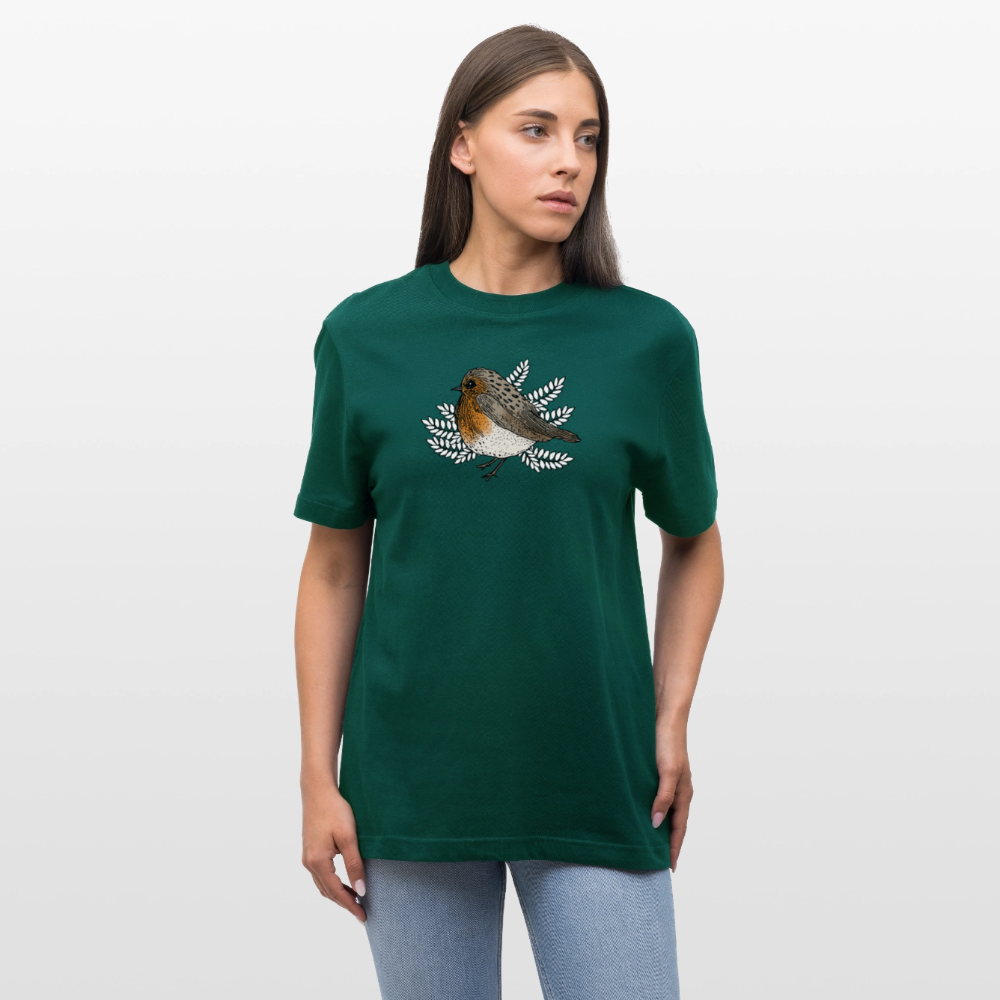 Stanley/Stella Relaxed Fit Unisex Bio-T-Shirt - "Rotkehlchen" - Forest