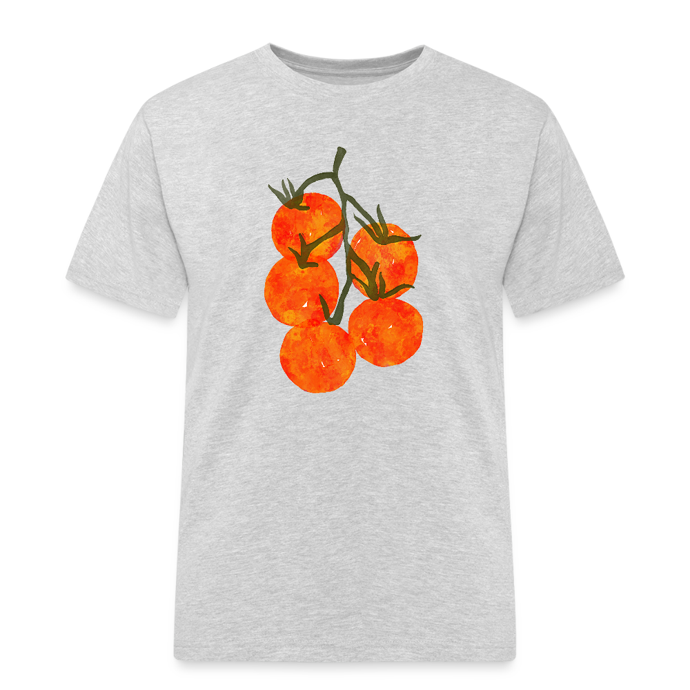 Männer Workwear T-Shirt - “I Pomodori” - Grau meliert
