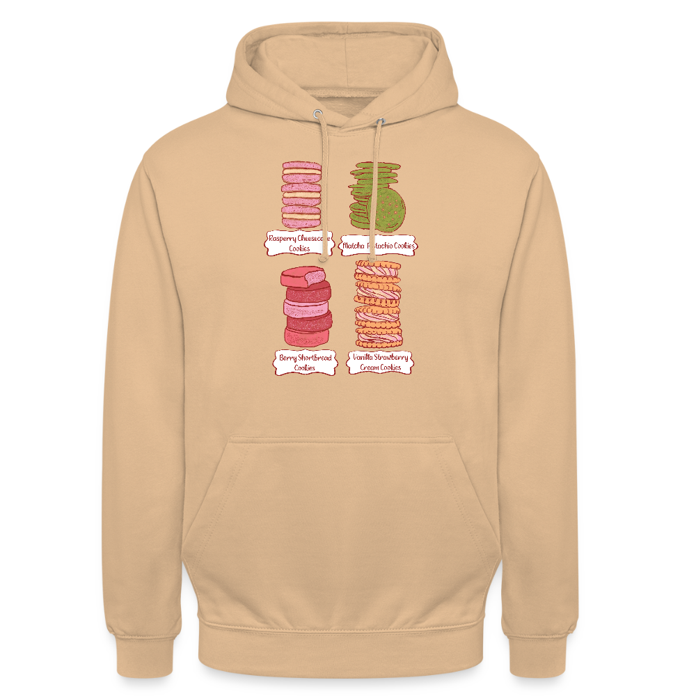 Unisex Hoodie - “Cookie Collection” - Pfirsich