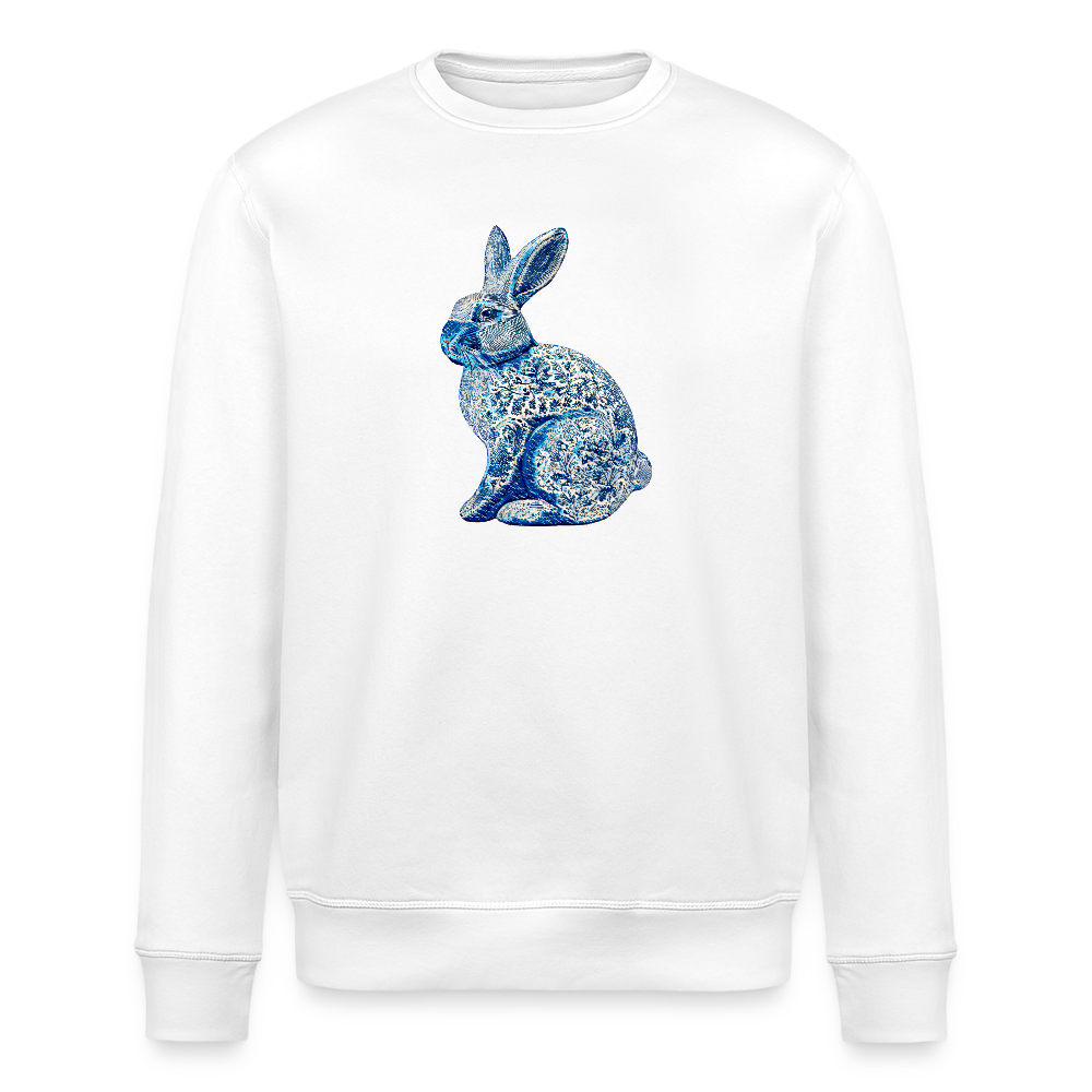 Stanley/Stella Unisex Bio-Sweatshirt - “Hase Delfter Blau” - Weiß