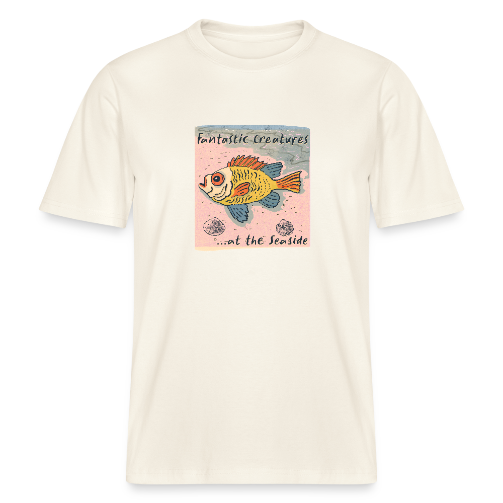 Stanley/Stella Relaxed Fit Unisex Bio-T-Shirt - "Fantastic Creatures" - Naturweiß