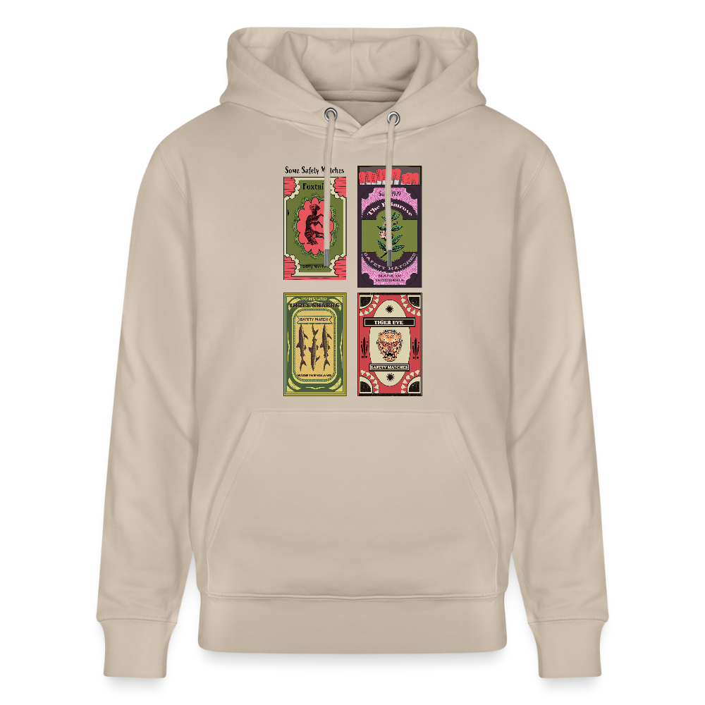 Stanley/Stella Unisex Bio-Hoodie - "Safety Matches" - Beige