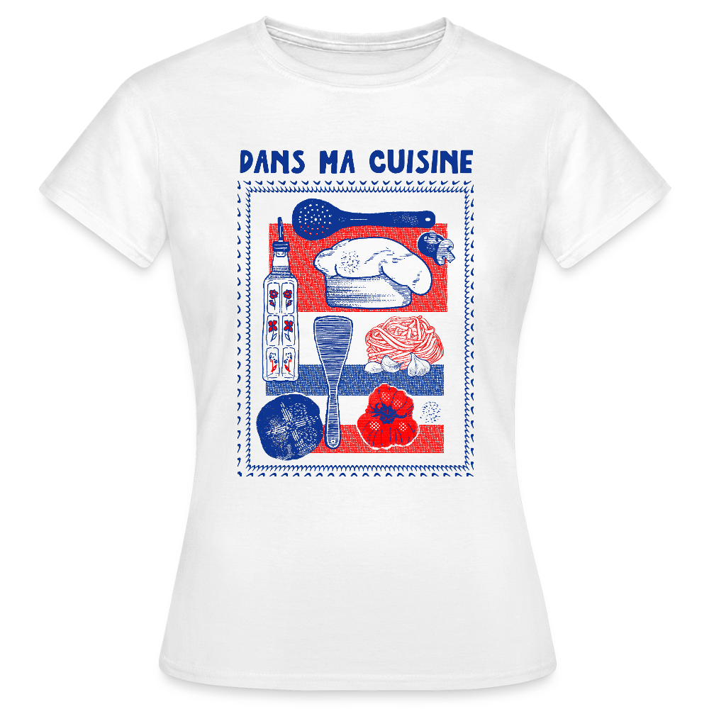 Frauen T-Shirt - “Ma Cuisine” - Weiß