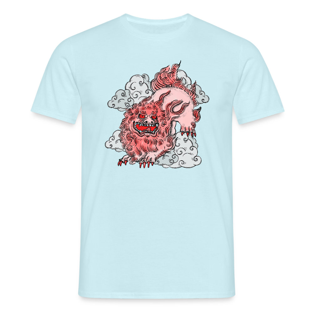 Männer T-Shirt - “Fu Dog” - Sky