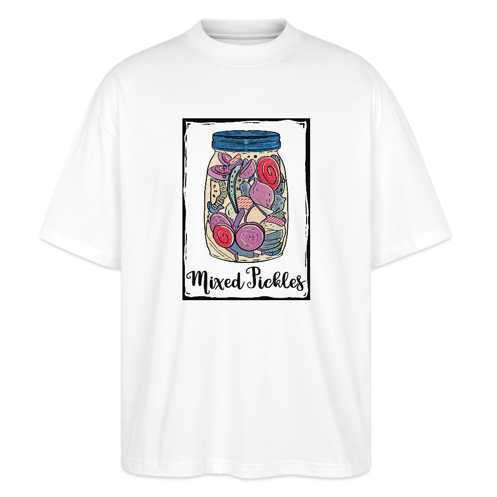 Stanley/Stella Oversized Unisex Bio T-Shirt - “Mixed Pickles” - Weiß