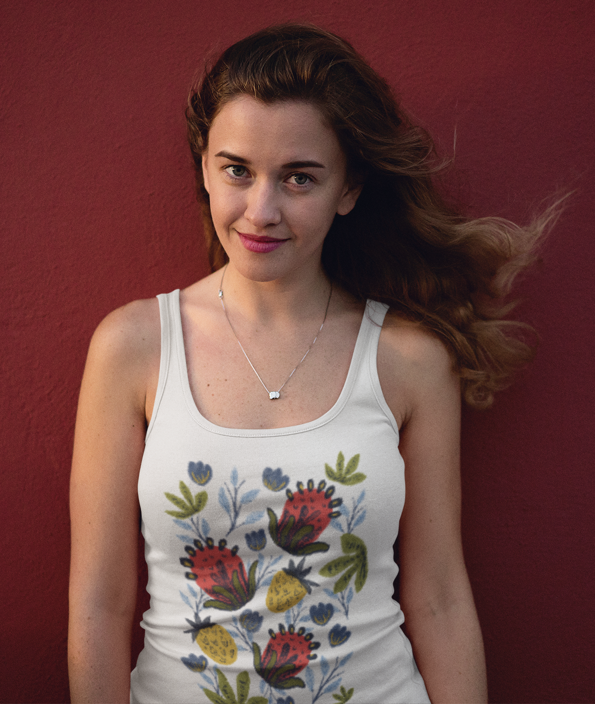 Frauen Premium Tank Top - “Tropic Tee”