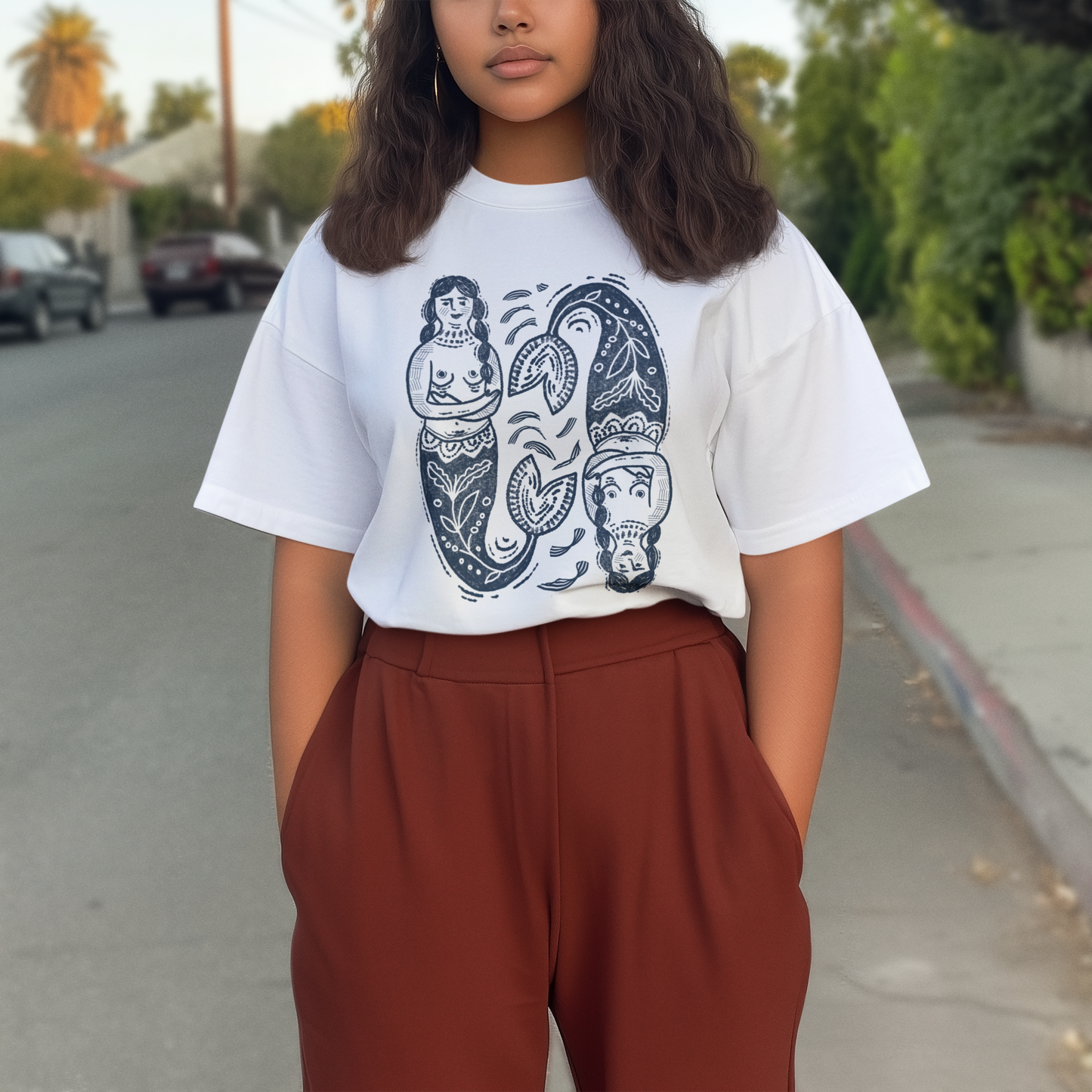 Stanley/Stella Oversized Unisex Bio T-Shirt Blaster - “Mermaid Blues”